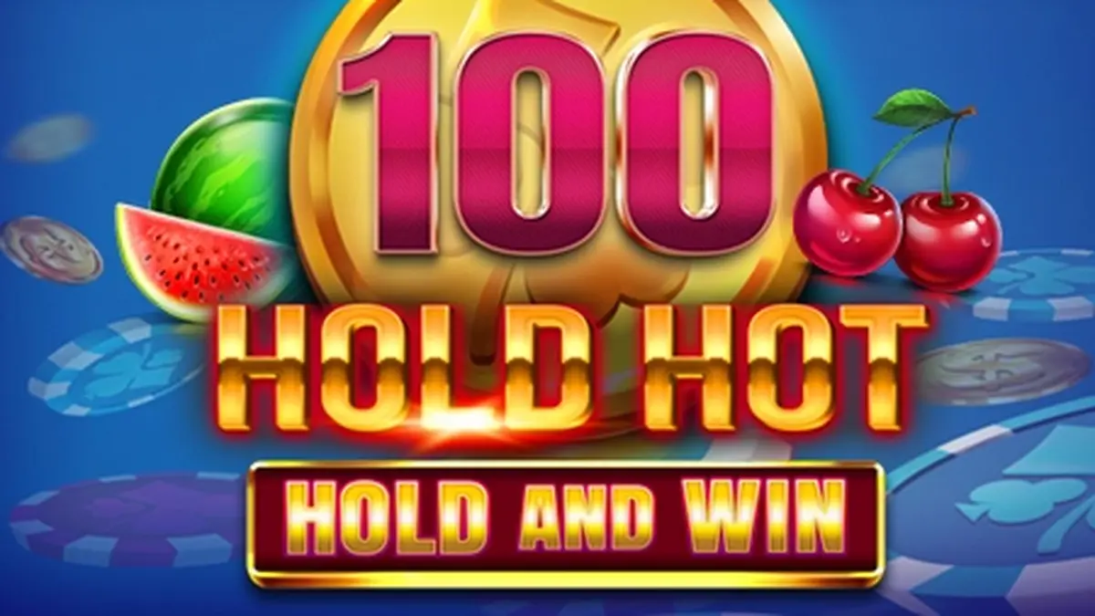 Tampilan visual slot 100 Hold Hot Hold and Win dengan tema buah klasik